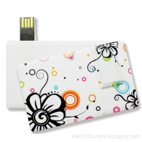 Card USB Flash Drives Mini Card Drives Accept Customed Logo-Printing